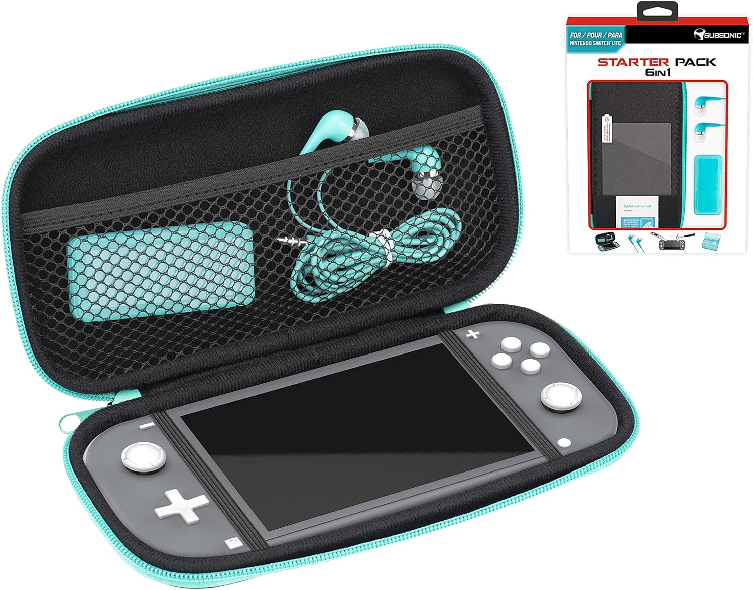 Subsonic Switch Lite Switch Lite - Starter Pack 6In1 /Nintendo Switch image number 2