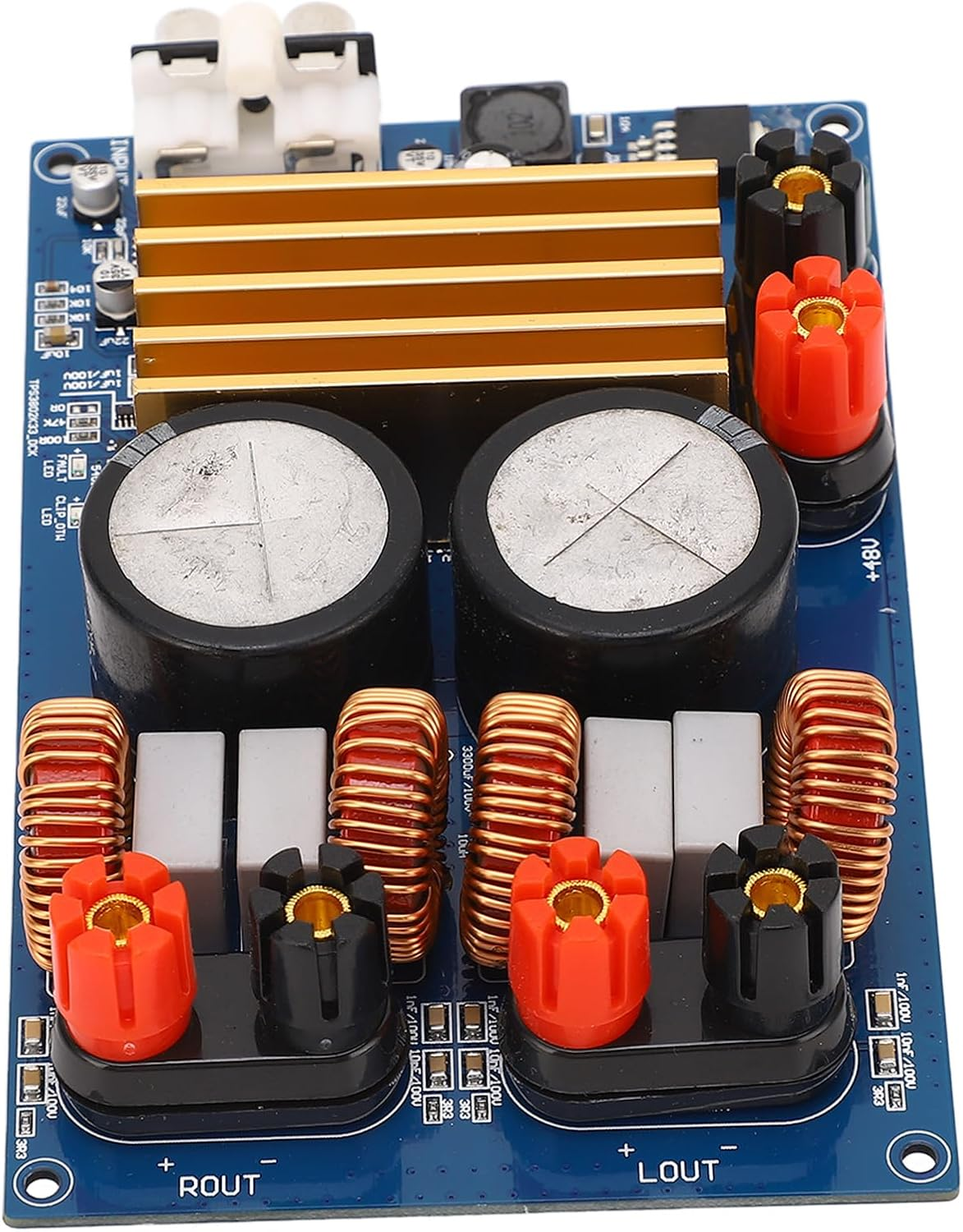 EVTSCAN Amplifier Board TPA3255 300W plus 300W Class D Digital Amplifier Audio Board, for Home Theater DC48V image number 4