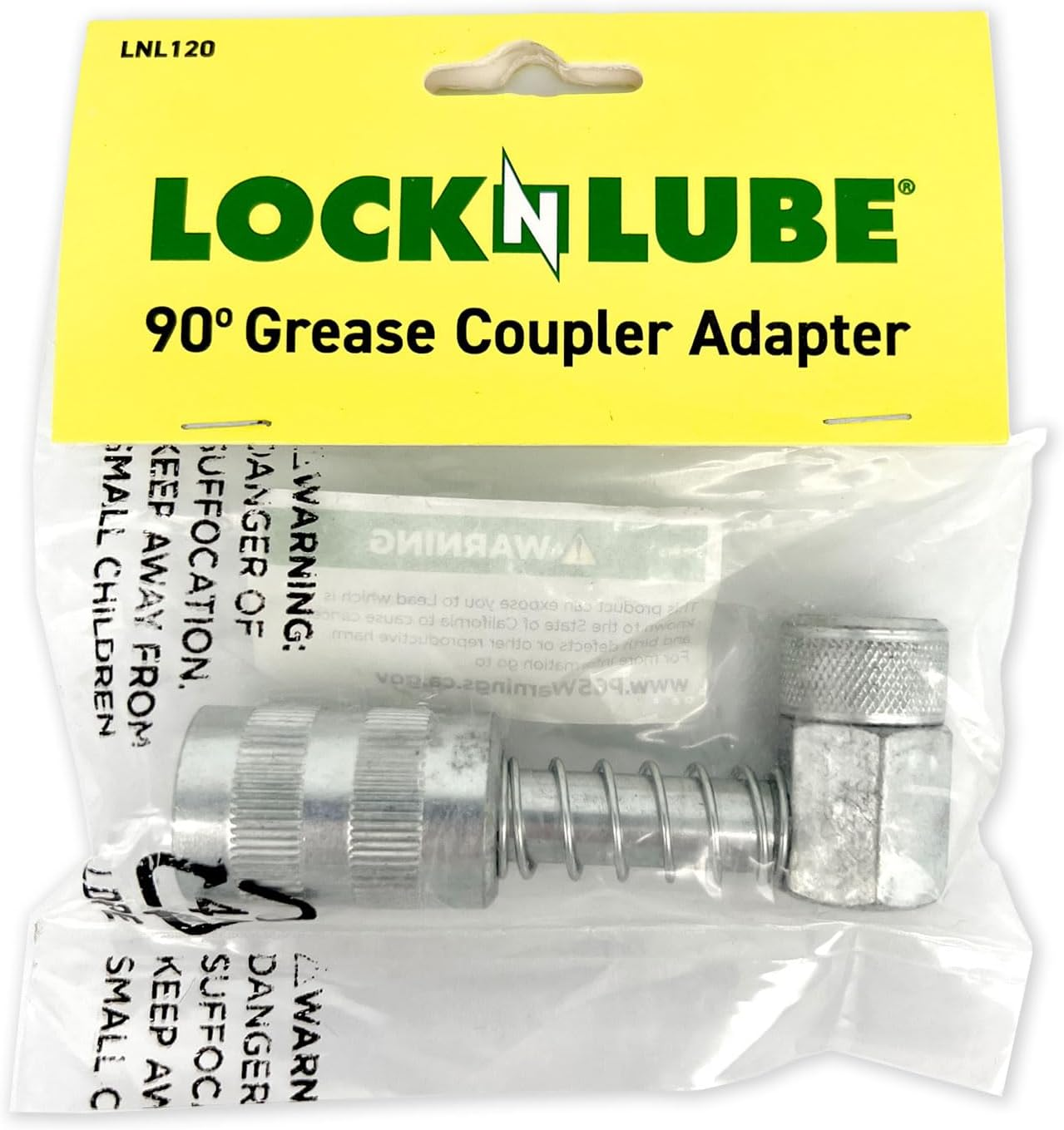 Locknlube 90 Degree Grease Coupler Adapter image number 5
