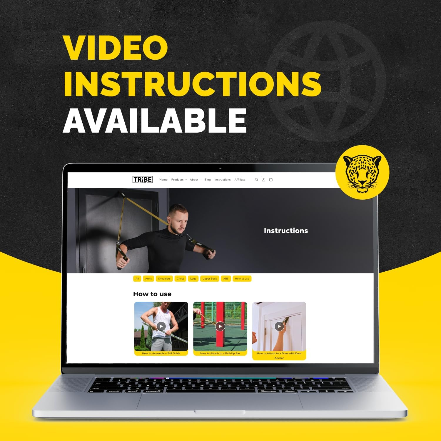 Long Resistance Bands for Working Out Men and Women - Set of 5 Pull-Up Bands, Rubber Handles and Door Anchor - Workout Bands Resistance for Men - Exercise Bands Resistance Bands Set - Green image number 2