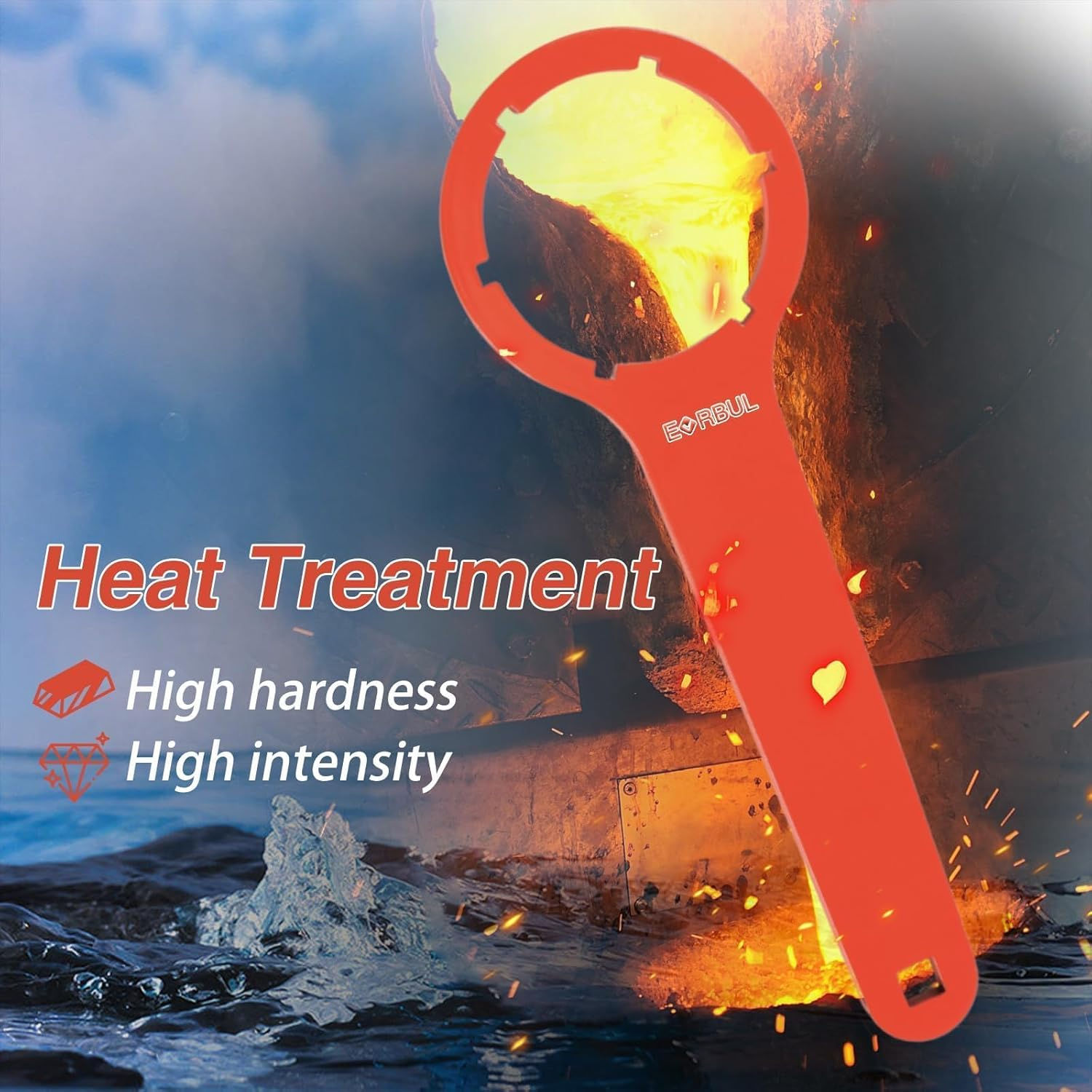 EVRBUL Fuel Filter Water Separator Water Collection Bowl Wrench Installation & Removal Tool Compatible with S3227 S3213 Water Separator for Marine Outboard Motor image number 5