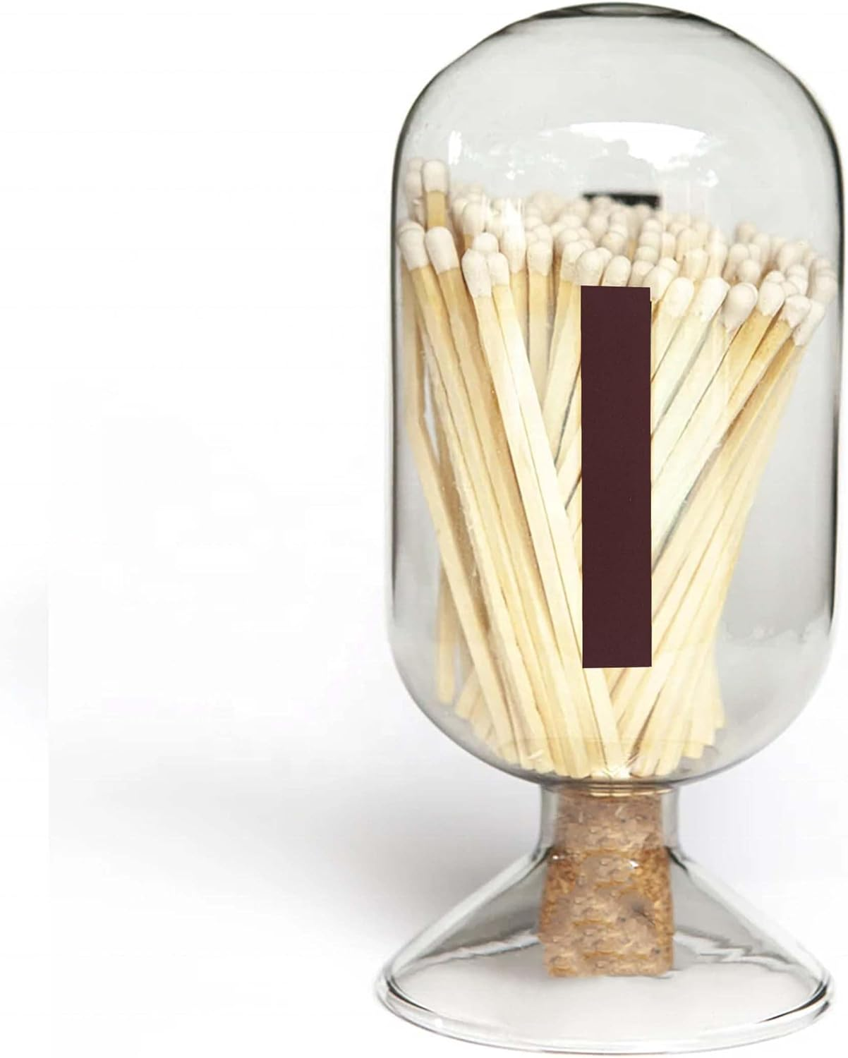 Match Striker Sticker, Reddish Brown Match Strike Paper with Adhesive Pre, 28 Pieces - Cut in Rectangular for for Safety Matches in Bell Jar (Reddish Brown) image number 6