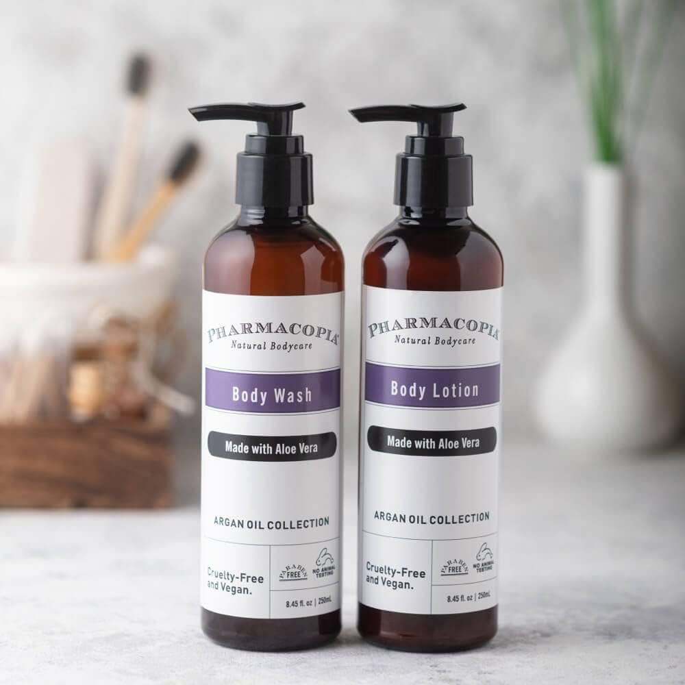 Kimirica Pharmacopia Argan Oil & Aloe Vera Organic Body Lotion 250Ml, 100% Vegan and Paraben Free Daily Moisturizer for Dry Skin image number 6