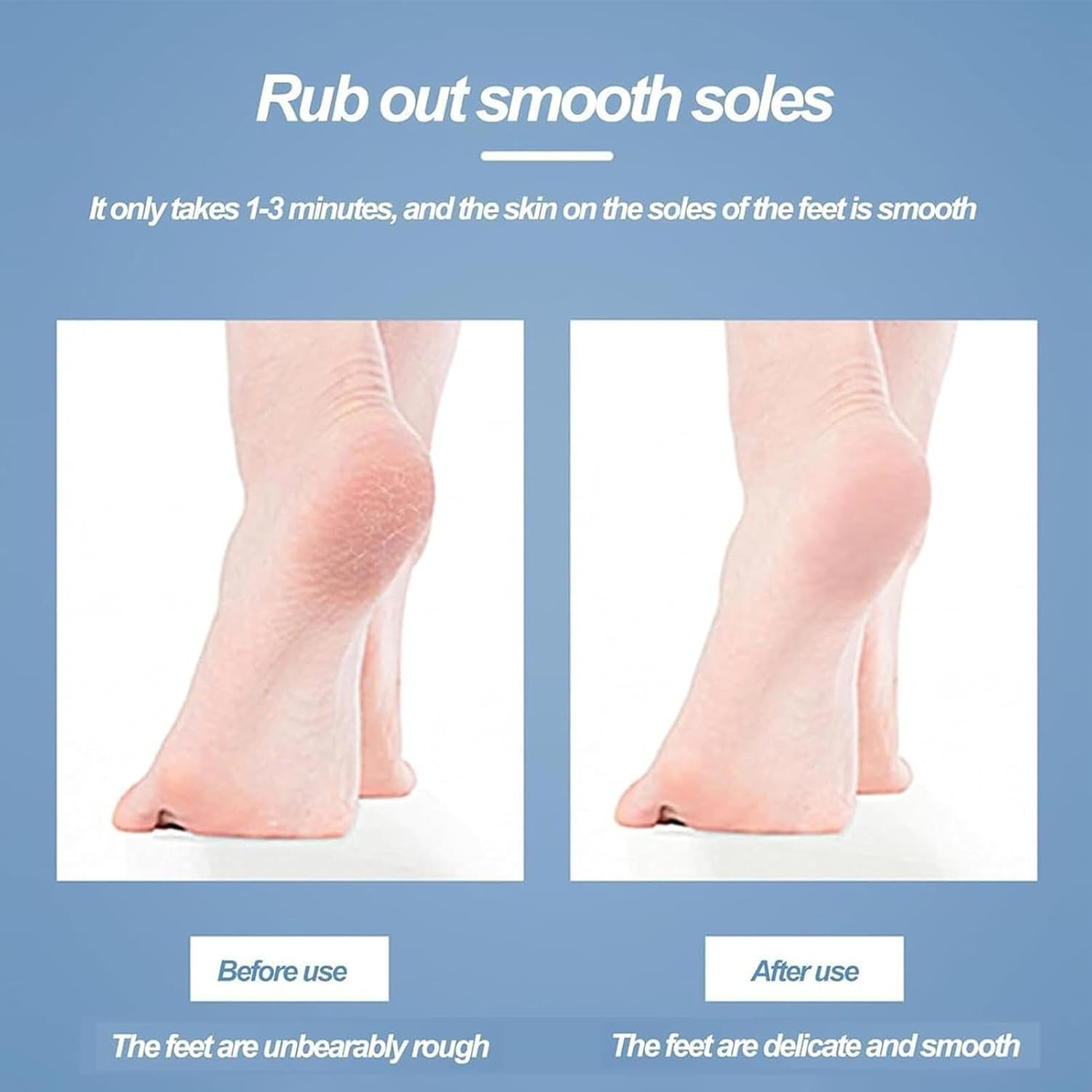 Glass Foot Scraper - Dead Skin Remover Pedicure Tool | Shower Foot Scrubber Dead Skin Remover for Birthday, Christmas image number 2