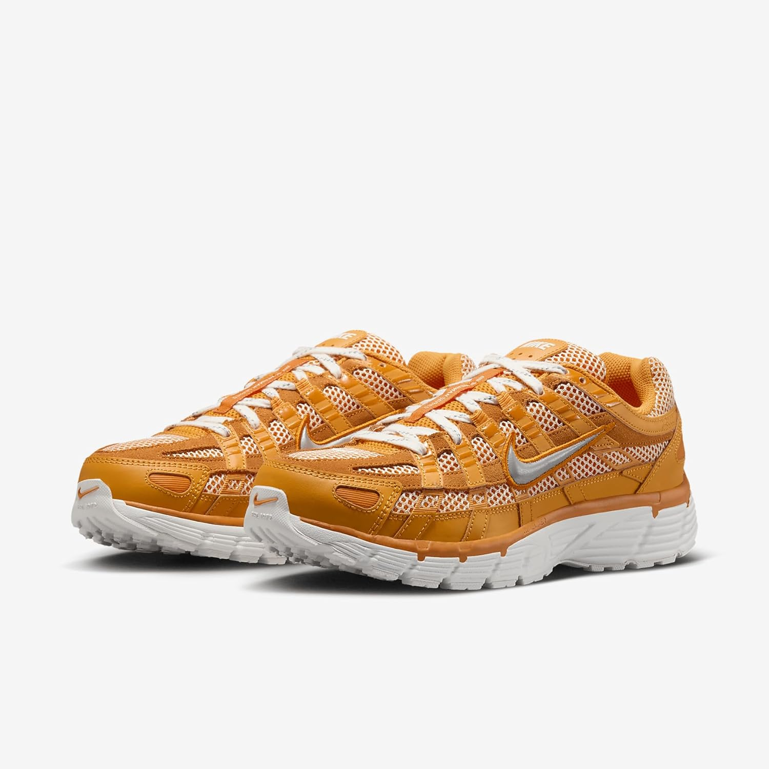 Nike HQ3641-886 P 6000 PREMIUM Mens Lifestyle Shoe - Kumquat/Metallic Silver/Magma Ora image number 2
