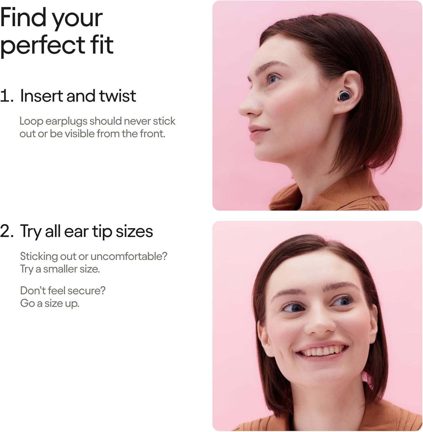 Loop Experience 2 plus Ear Plugs &ndash; Stylish Certified Hearing Protection for Concerts & Festivals, Live Events, Sports, Djs & Nightlife &ndash; 17Db Noise Reduction, (High-Fidelity) + Mute for Extra Coverage image number 2