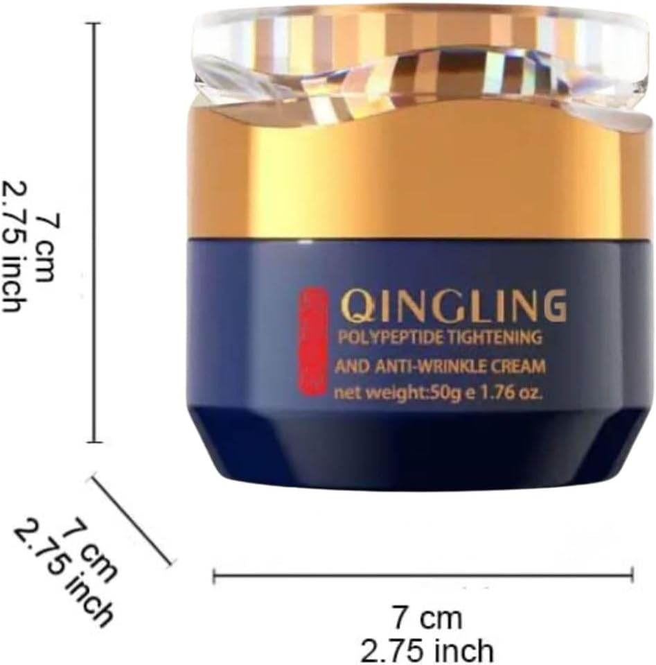 Qing Ling Face Cream, Qing Ling Face Cream anti Peptide, Day & Night Moisturizing Facial for Women & Men (1Pcs) image number 3