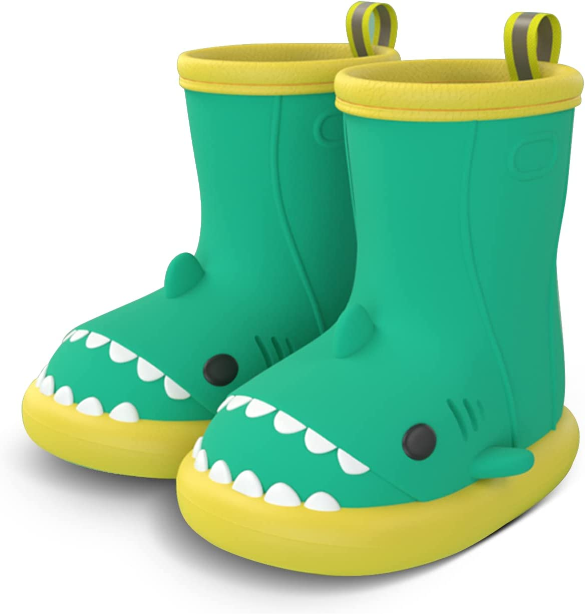 USOR Children'S Rain Boots Baby Boys Girls Non-Slip Rain Boots Water Shoes Waterproof Children'S Rubber Shoes with Carton Shark