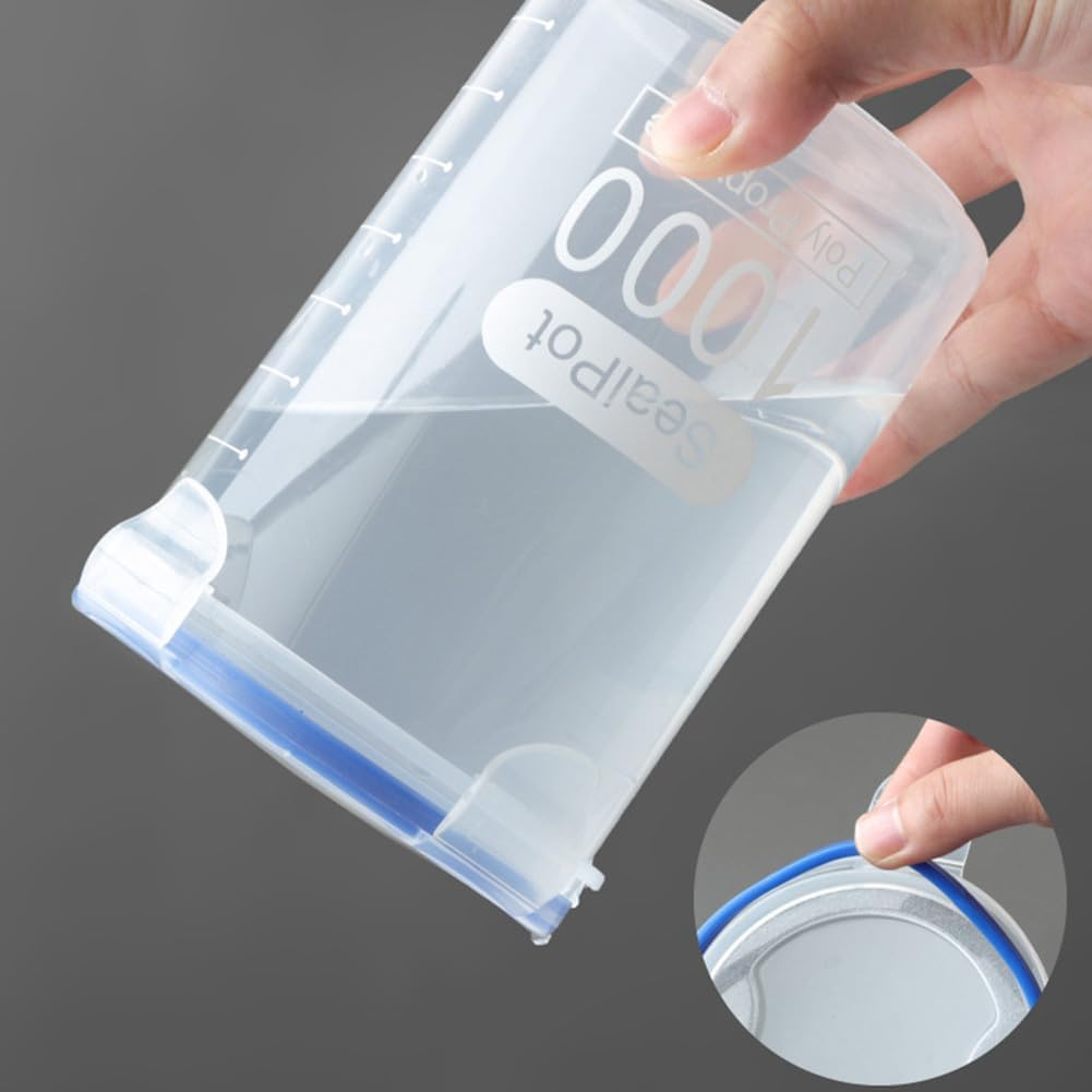 8 Pack Airtight Food Storage Containers with Lids - Keep Your Kitchen Organized and Your Food Fresh! image number 2