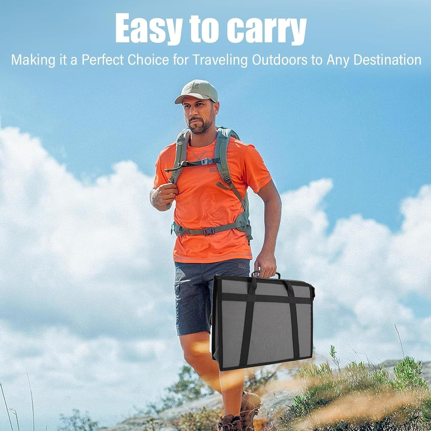 Starlink Mini Satellite RV Carry Bag, Outdoor Travel Bag, Easy-To-Carry Organizer for Starlink Mini Dish Kit, Portable Starlink Mini Carry Bag for Camping and RV Trips image number 6