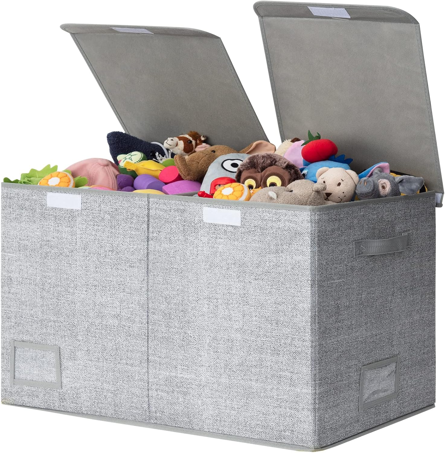 GRANNY SAYS Toy Storage Box, Pack of 1 Large Storage Box, Grey Storage Box, Kids' Toy Chests & Boxes, Foldable Storage Box with Lid, Toy Box Storage for Girls Boys to Organise Bedroom Nursery Playroom