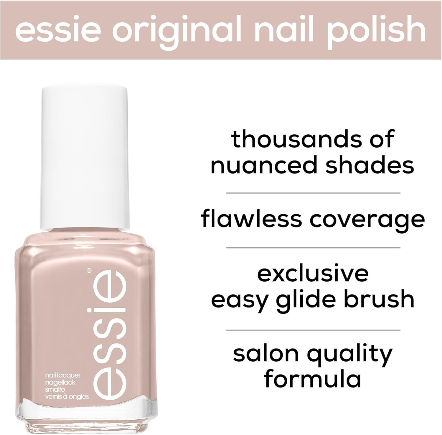 Essie Original Nail Colour, Pale Pink Opaque Finish, 6 Ballet Slippers, 13.5 Ml image number 4