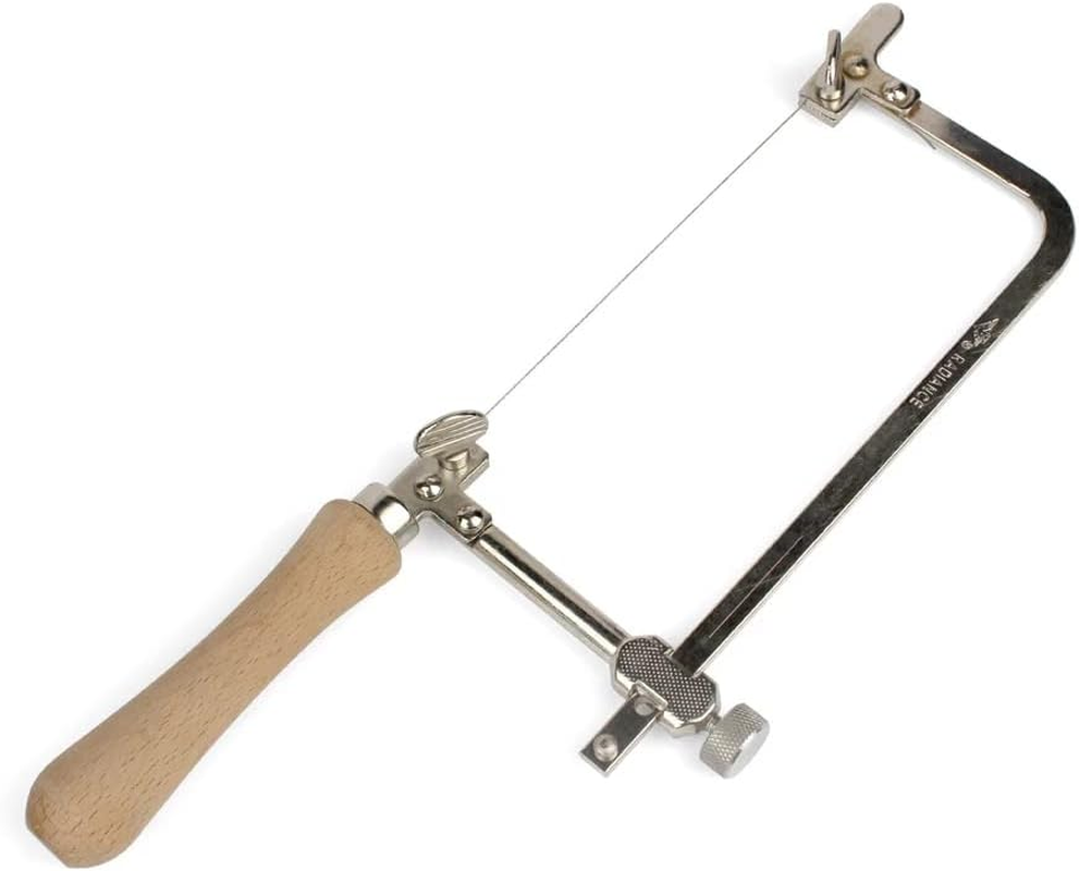 1PC Coping Saw Steel Frame with 0.5Mm Diamond Wire Saw for Wood Stone Metal Cutting Multi Function Hand Tool