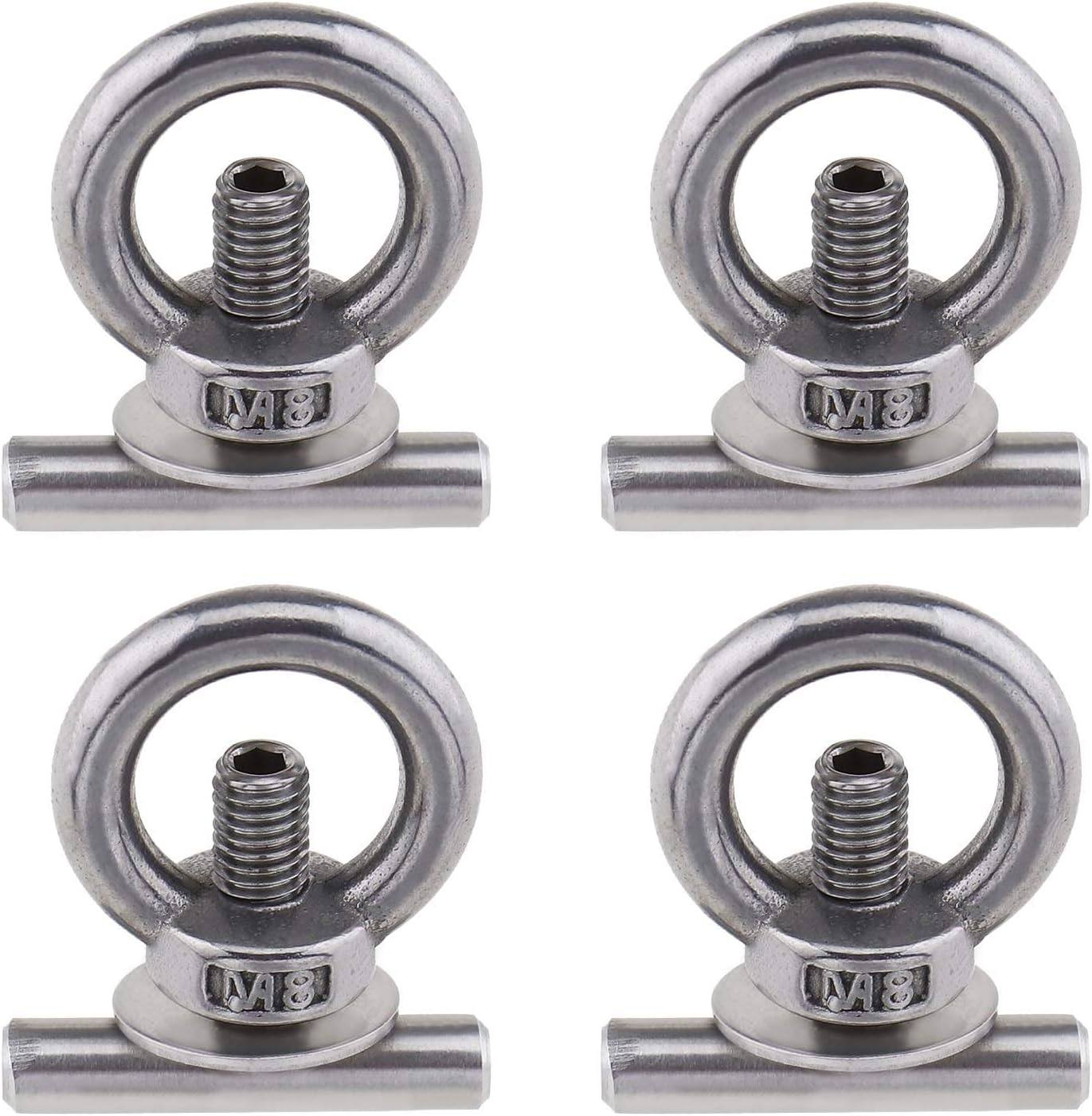 SING F LTD 4X Locking Rail Eyelet Nut Set, Load Securing Lashing Eye for Transporter Fasteners - Compatible with VW T5 T6 image number 5