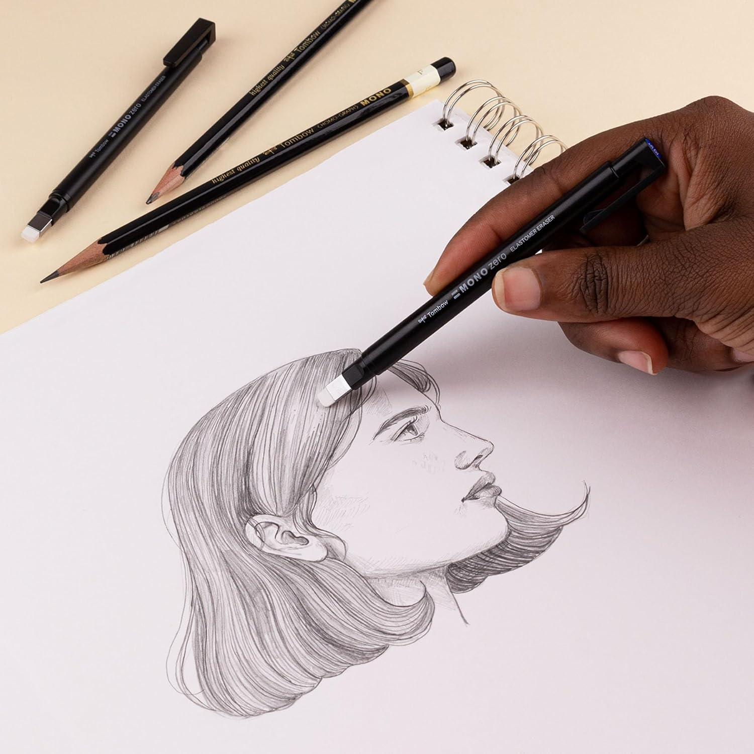 Tombow MONO Zero Eraser Value Pack, Rectangle 2.5 Mm, 1-Pack image number 1