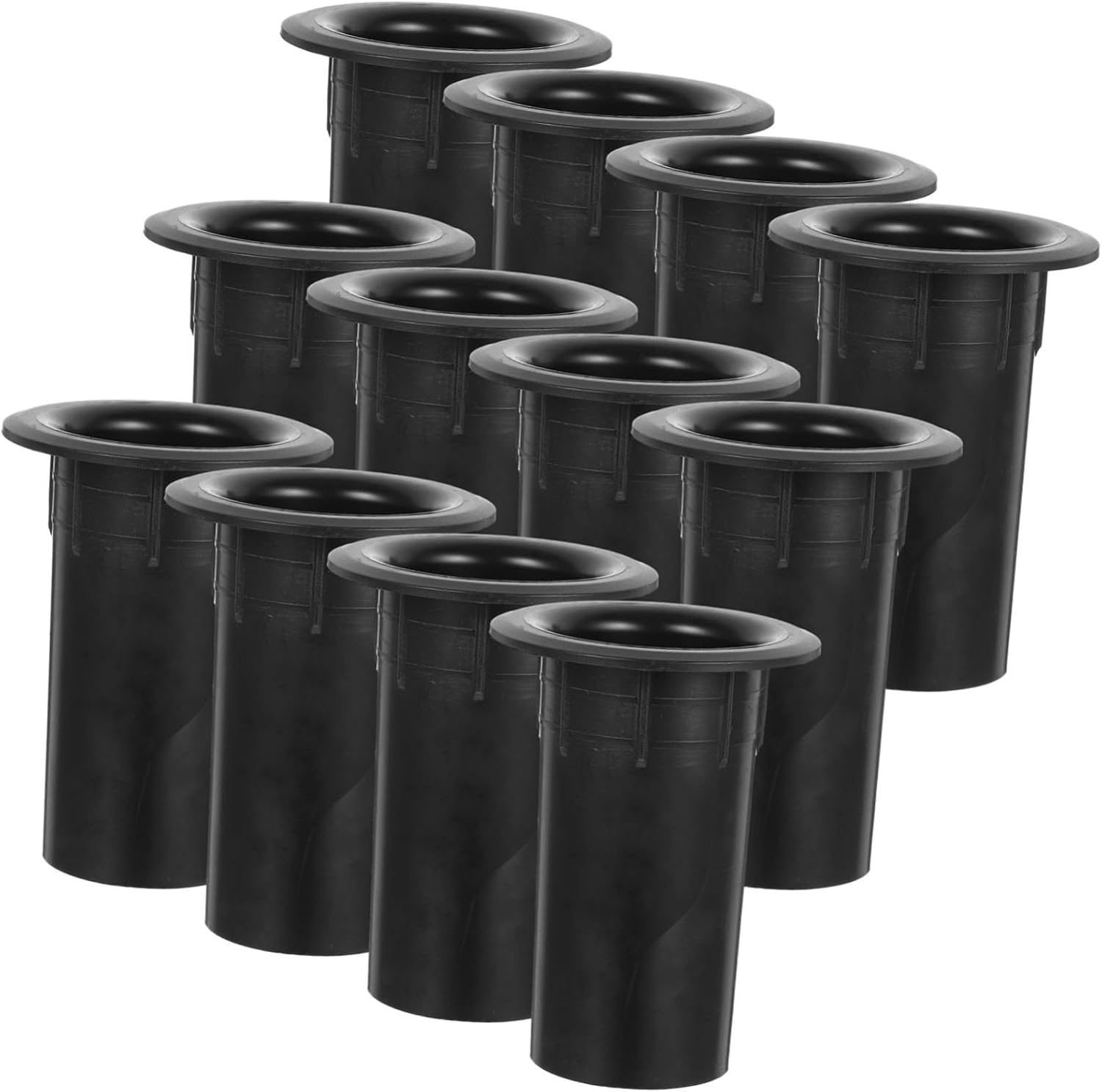 SEWACC 12Pcs Audio Punching Bag Speaker Port Tube Plastic Replacement Bass Reflex Tube Accessory for Speaker Use in Woofer Box image number 5