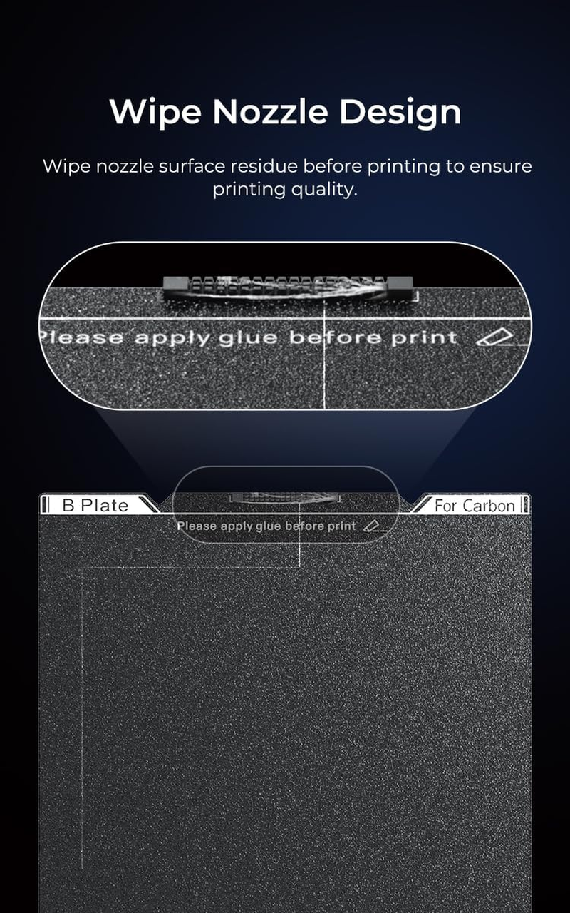 Official K1C Textured PEI Build Plate 235X235Mm PEI Sheet Magnetic Flexible Removable Spring Steel Bed Plate (Without Magnetic Base) image number 3