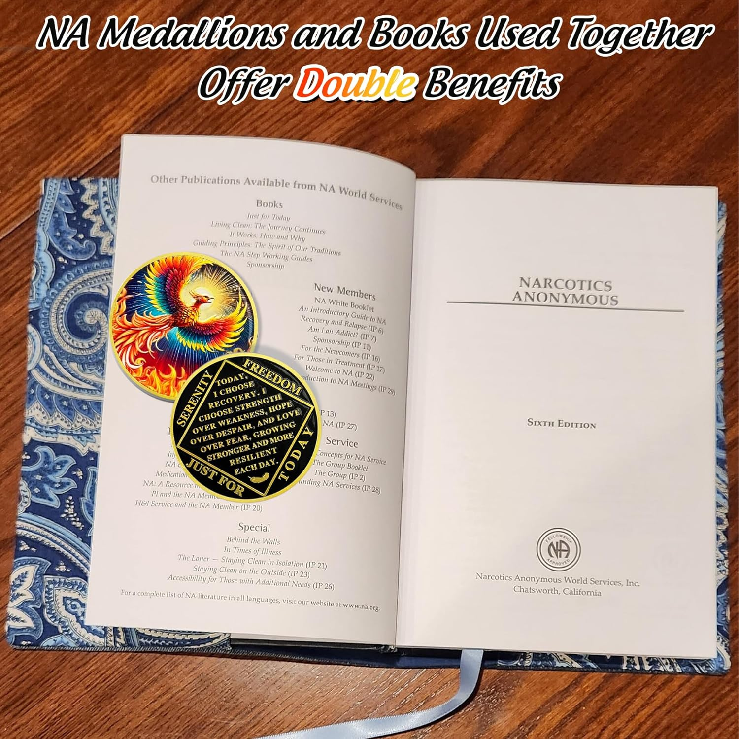 Colorful Sunlight Phoenix Na Medallions - Reborn from Fire Sobriety Coin - Recovery Addiction NA AA Chips and Medallions - Celebrate Living Clean Affirmation Narcotics Anonymous Gifts for Men Women image number 1