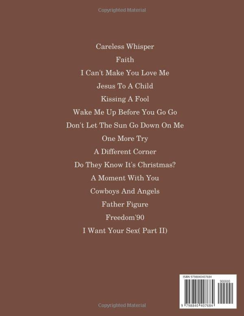 George Michael Sheet Music: Piano/ Vocal/ Guitar image number 1