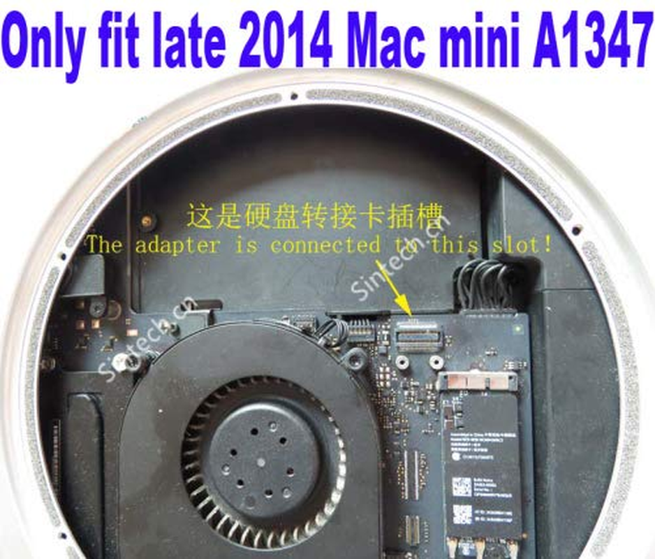 Sintech M.2 NGFF Nvme SSD Card for Upgrade Mac Mini Late 2014 Year A1347 MEG Series image number 1