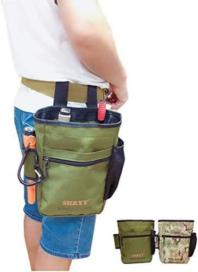 Super Detesir Pointer Metal Detector Find Bag Detecting Digger Tools Bag Waist Pack Pouch for Pinpointer Garrett Xp Propointer (Green) image number 2