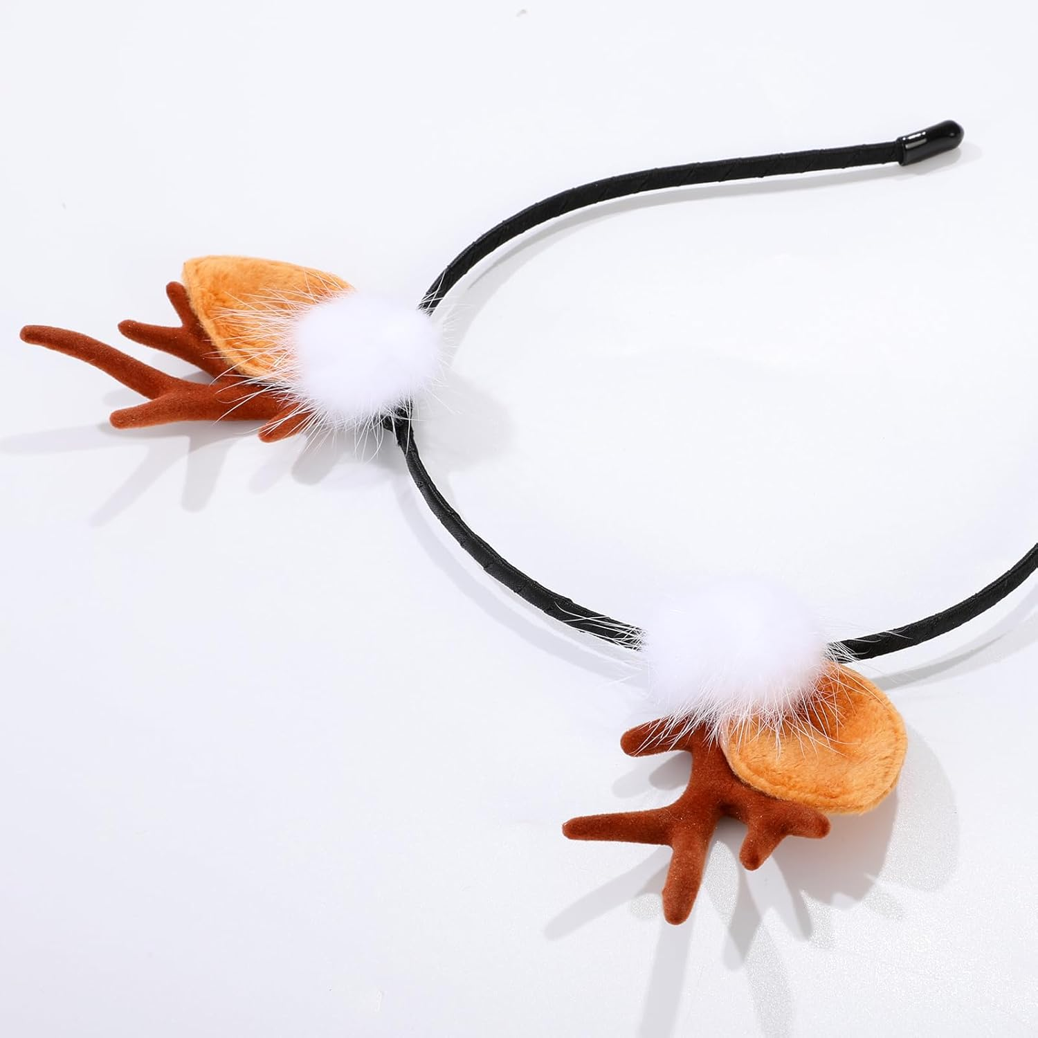 YCHRLSO Reindeer Antlers Deer Ears Headband - Cute Antler Headband Reindeer Hairband Bambi Ears Christmas Hair Accessories Costume for Women/Aquamarine image number 5