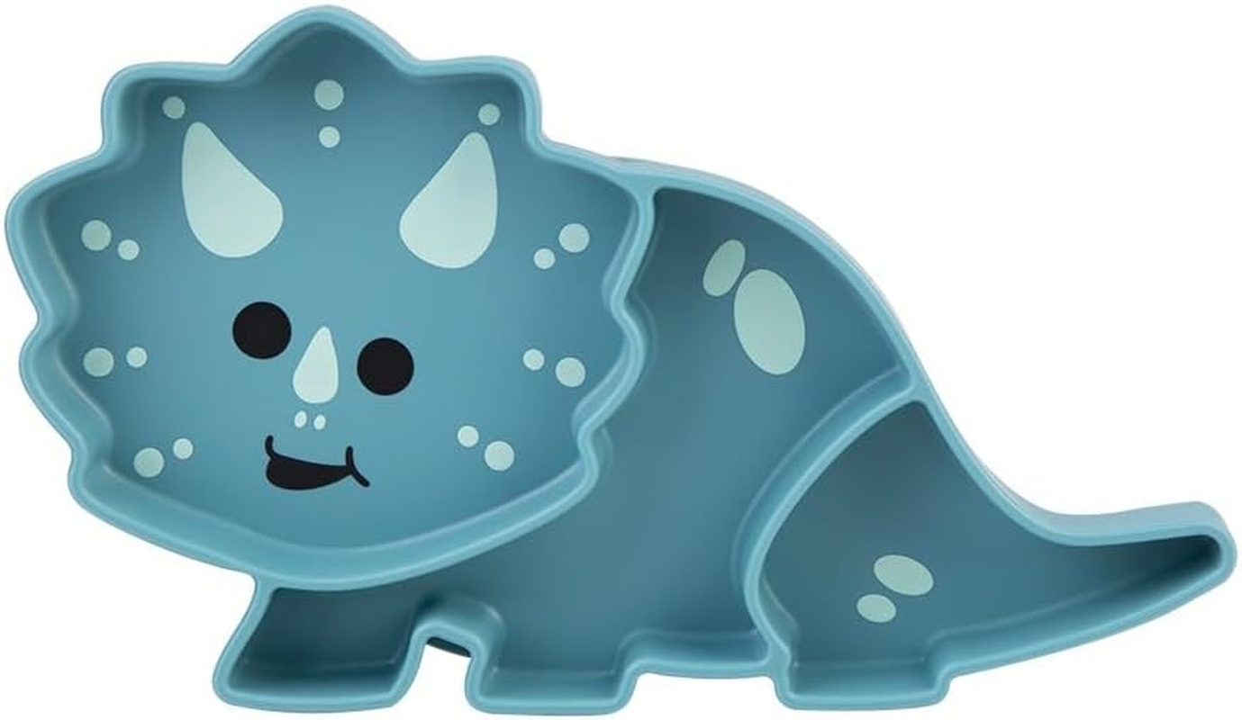 Melii Luxe Silicone Suction Plate - Dinosaur