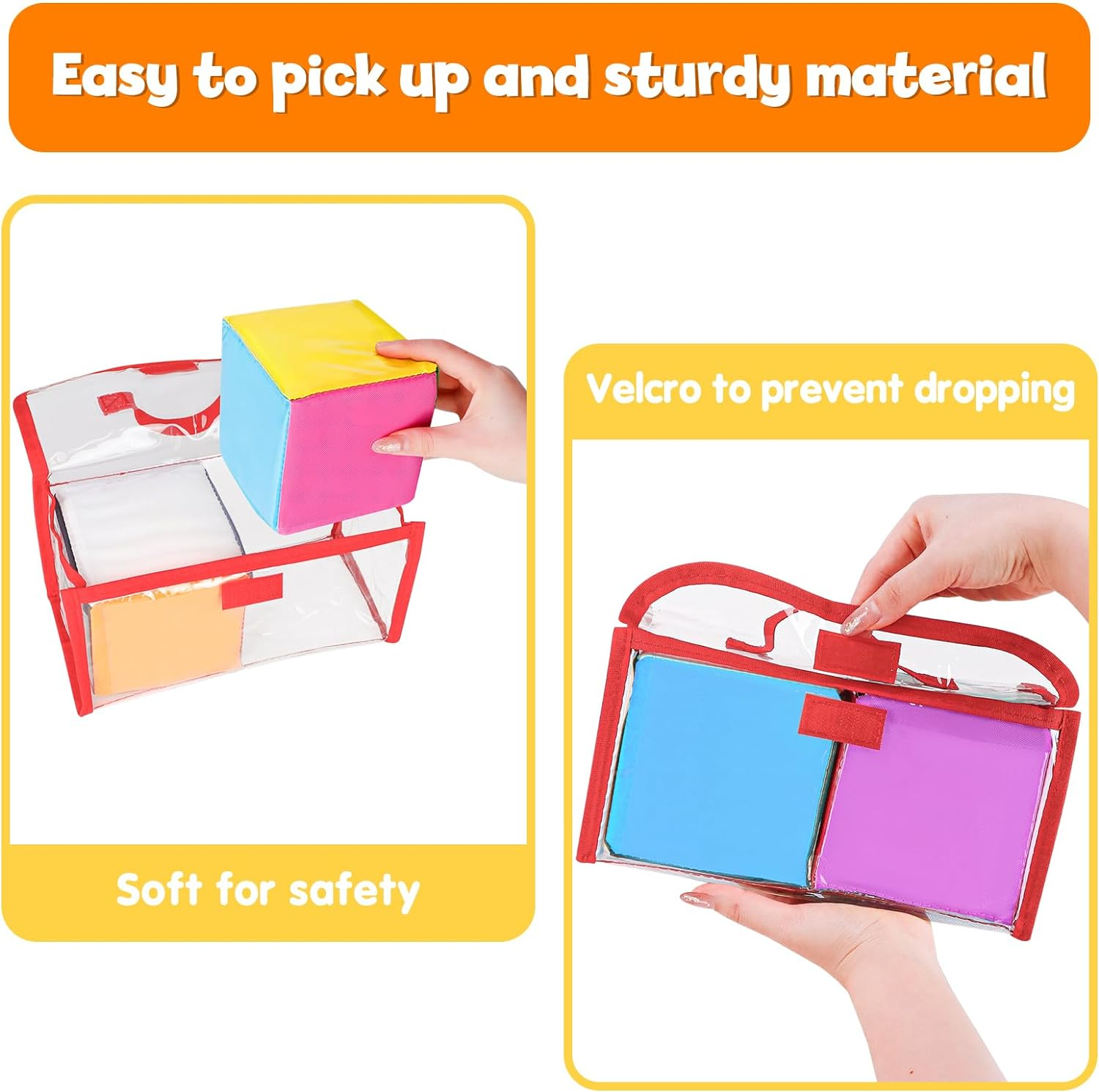 Godery DIY Education Playing Game Dice, Pocket Cubes for Teaching (Set of 2) image number 4