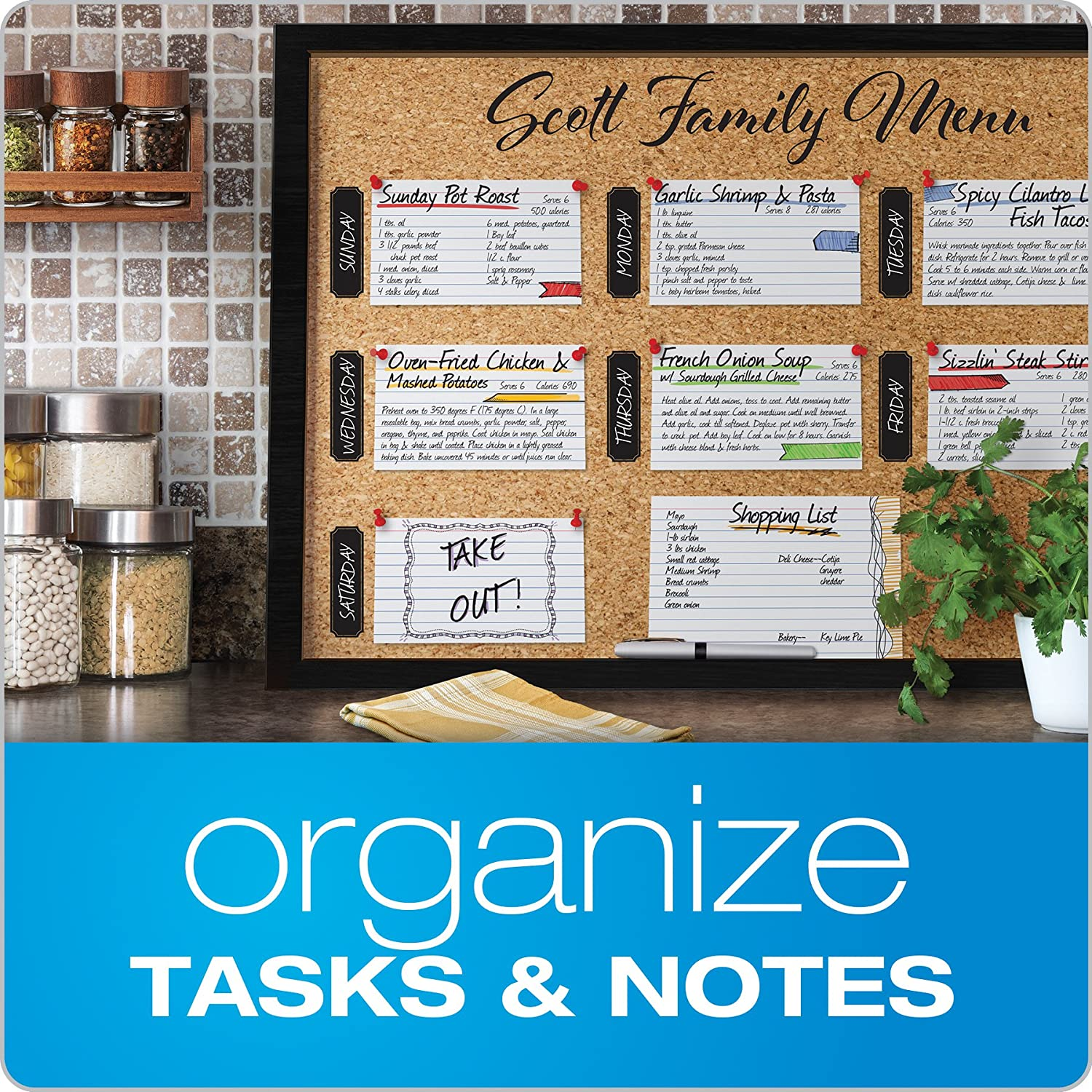 Oxford Ruled Index Cards, 3" X 5", White, Lined Index Flashcards, 300 per Pack (10022) image number 4