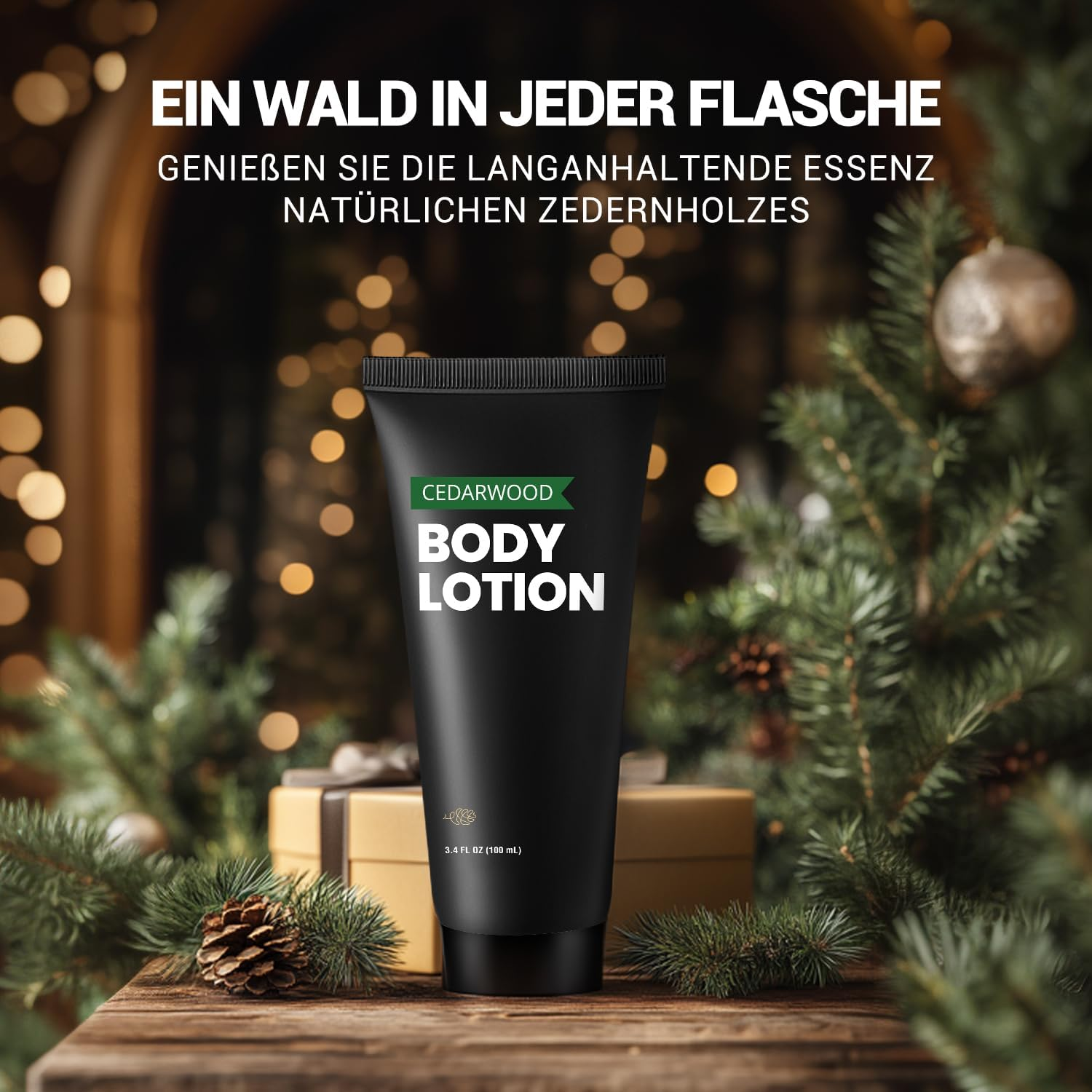 Gift Sets for Men, 10 Pcs Cedarwood Beard Grooming Kit with Bath and Body Wash Gift Set, Body Lotion, Beard Oil, Balm & Business Card Case, Christmas Gifts for Men, Holiday, Birthday, Valentine&rsquo;S Day image number 1