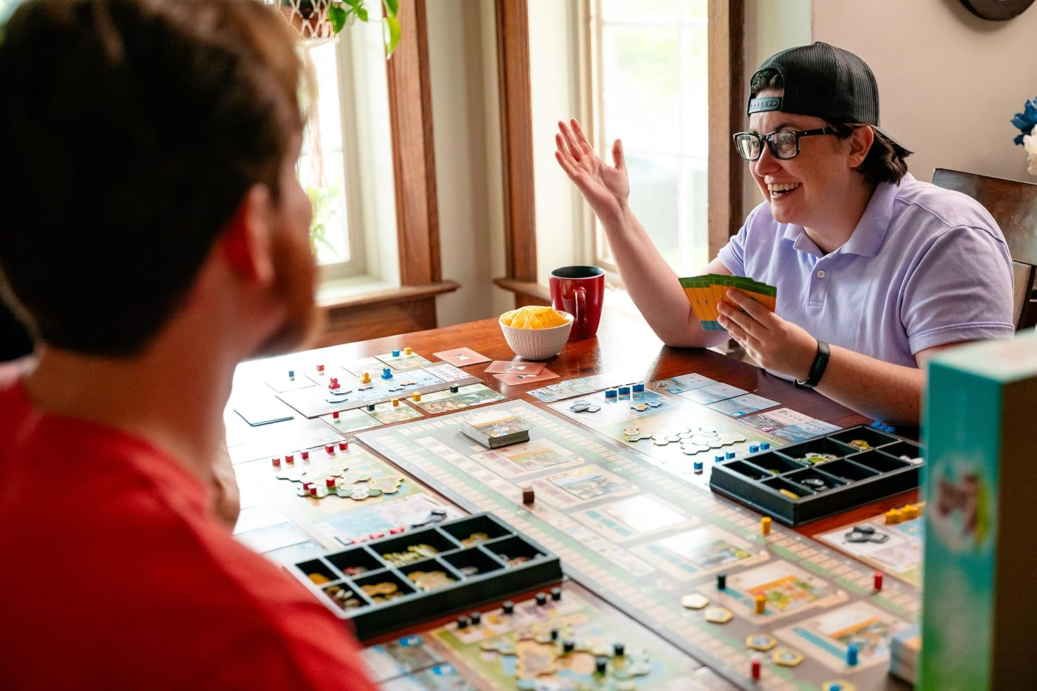 Capstone Games Ark Nova: Zoo Map Pack 2 Board Game image number 4