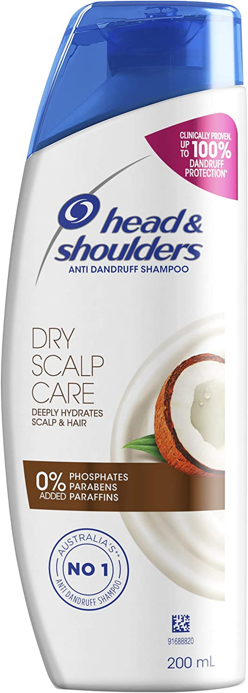 Head & Shoulders Dry Scalp Care anti Dandruff Shampoo with Coconut Oil for Dry Scalp 200Ml image number 5