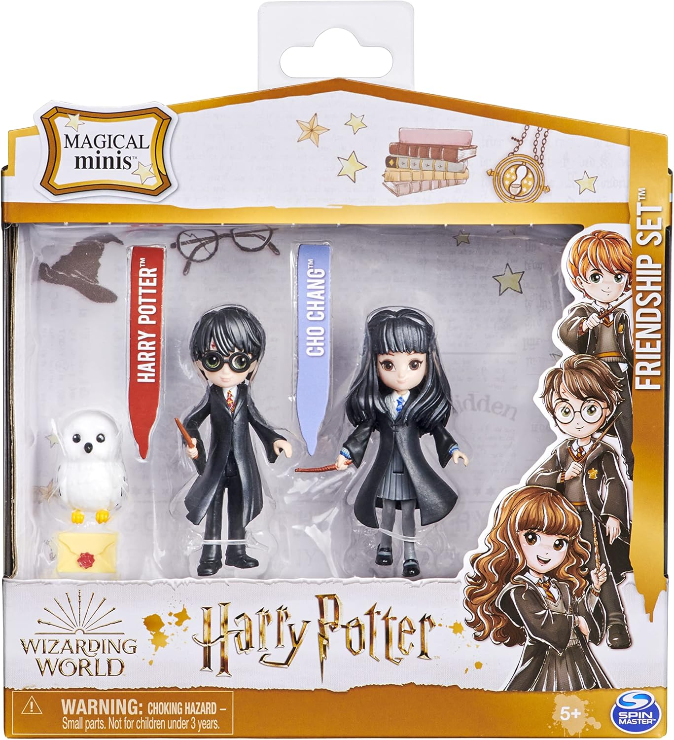 Wizarding World, Magical Minis Harry Potter and Cho Chang Friendship Set with Collectible Toy Figures and Creature, Kids&rsquo; Toys for Ages 5 and Up - Harry  Cho image number 5