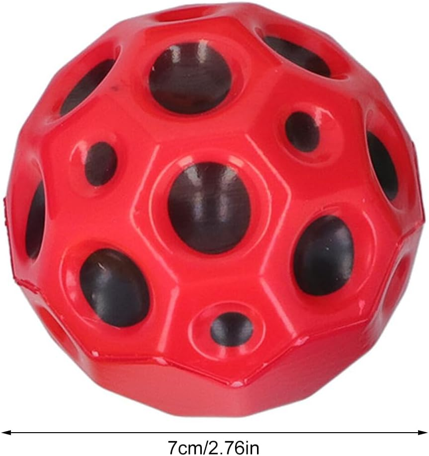 6Pcs Space Ball, Super High Bouncing Space Ball, Colorful Bouncing Balls for Kids, Sensory Ball, Sports Training Ball, Improve Hand-Eye Coordination, Easy to Grip and Catch