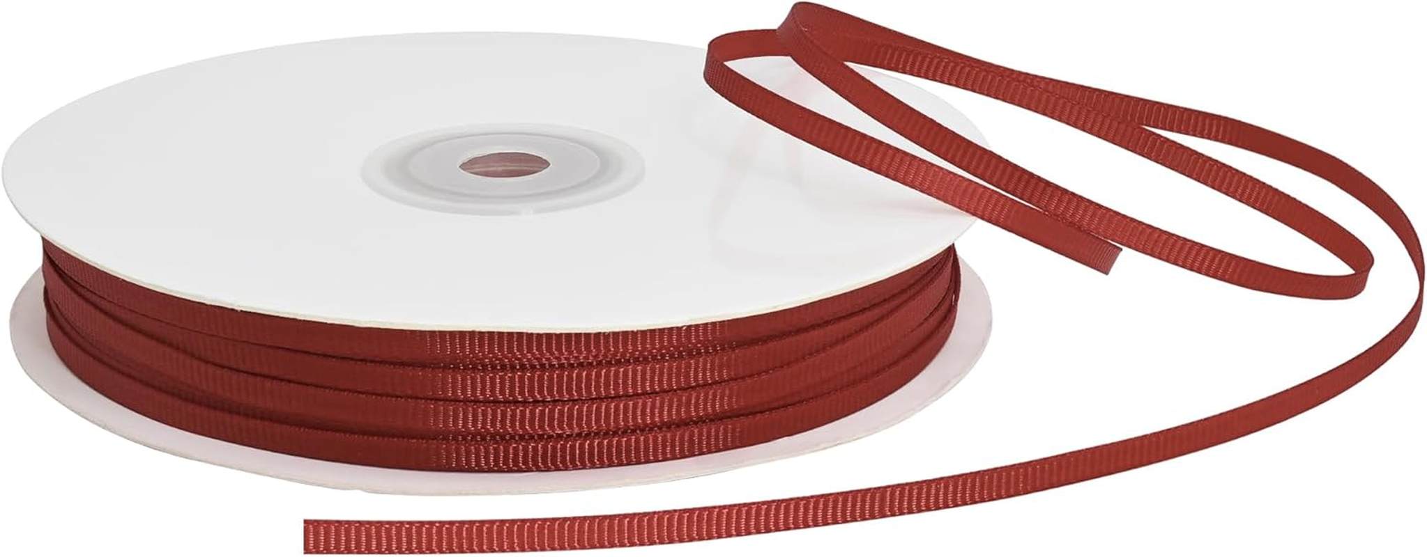 1/8 Inch 100 Yards Old Gold Grosgrain Ribbon for Gift Wrapping Very Suitable for Weddings Decoration Bouquet Arts Craft Sewing Hair Bow Invitation - Emerald Green image number 5