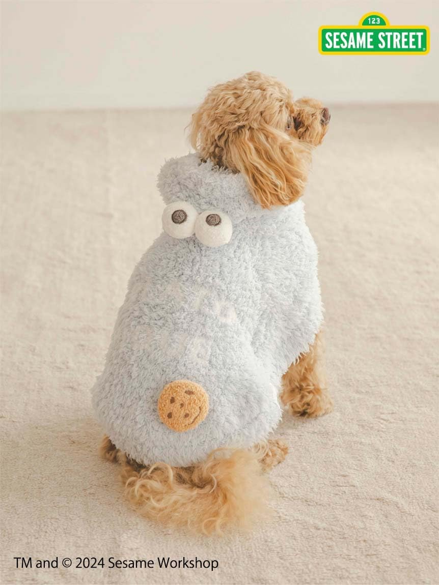 [Gelato Pique Cat & Dog] Cat&Dog [Sesame Street] Gelato Cookie Monster Cape PAGG245577 BLU S, Blue, S image number 6