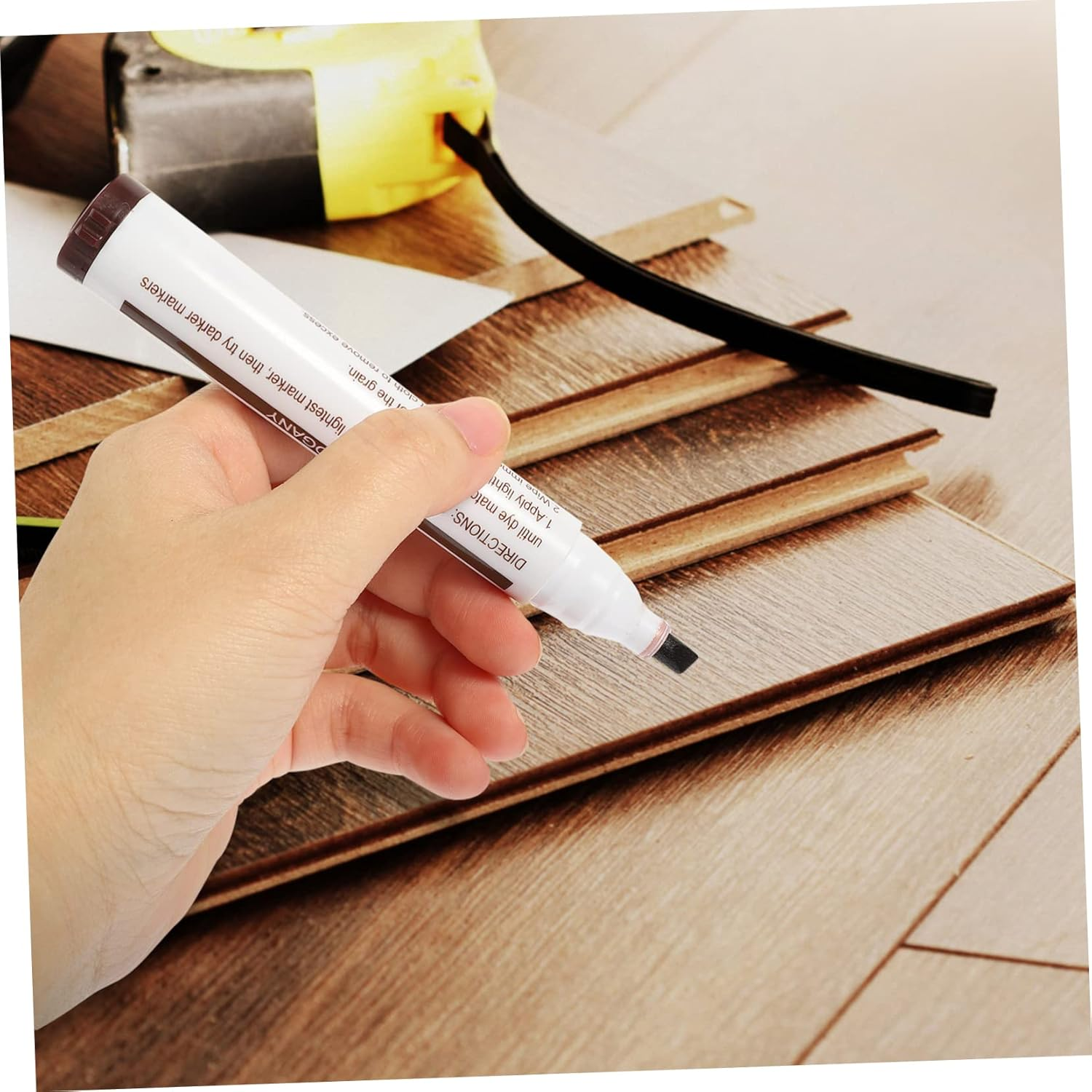 GARVALON Furniture Scratch Repair Kit 10Pcs Colorful Paint Markers Touch-Up Pen image number 3