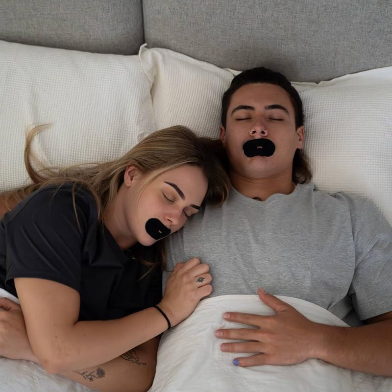 Mouth Tape for Sleeping 30-Pack, anti Snoring Mouth Strips with Hole, Prevent Mouth Breathing and Enhance Nasal Airflow image number 3