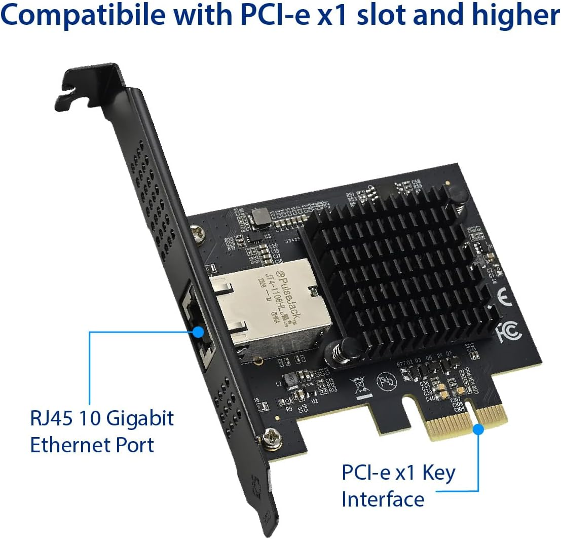 Single Port 10 Gigabit Ethernet Pci-E X1 Network Card image number 5