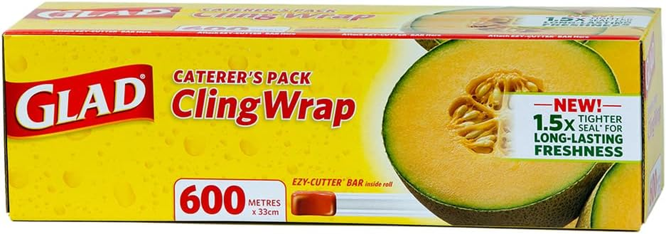 Glad Wrap, 600 Metre Clear Cling Wrap, Bpa-Free, Microwave Ready, 600M X 33Cm, 1 Count image number 1