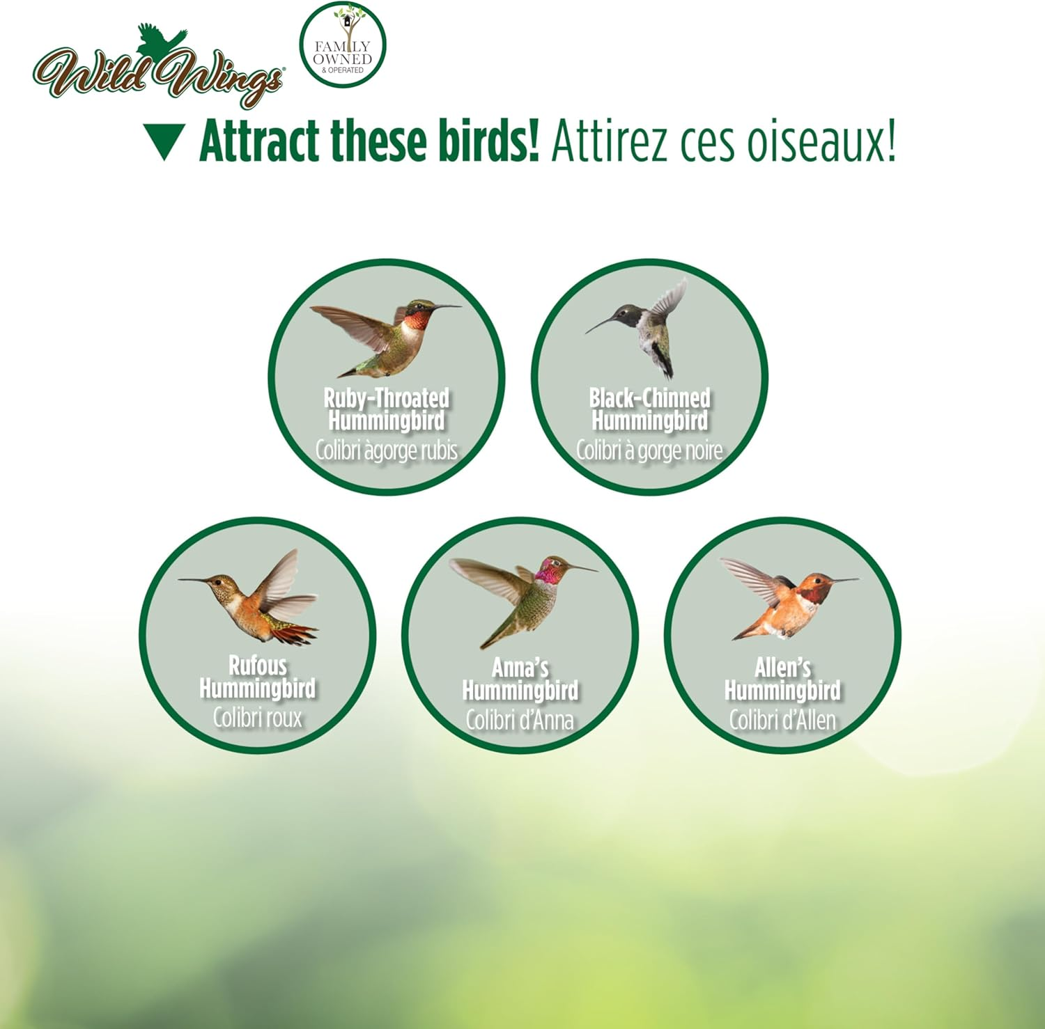 Nature'S Way Brid Products WWGHF1 Top Fill Hummingbird Feeder image number 1