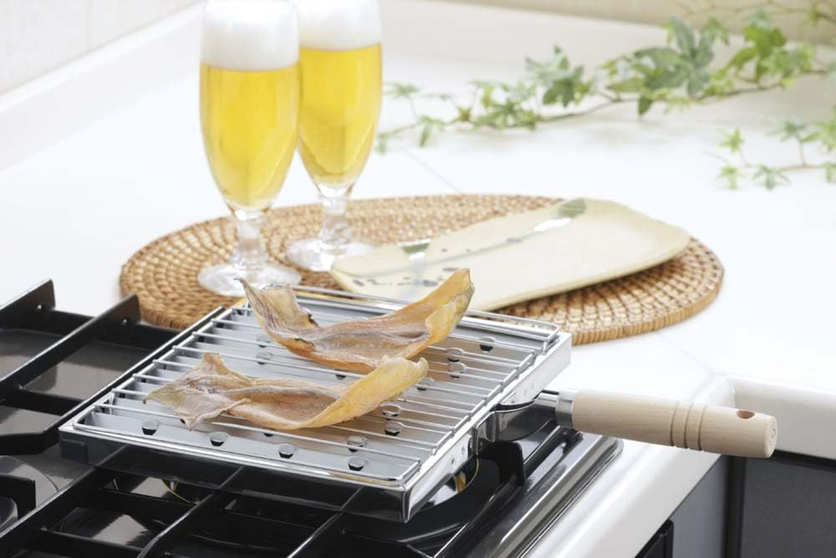 Shimomura Special Sales Aburi-Yaki, Made in Japan, Gas Fire, Grate, Extended Fire, Dried Food, Vegetables, Mochi, Seaweed, Snacks, Aburi-Yasan, 26694 image number 3