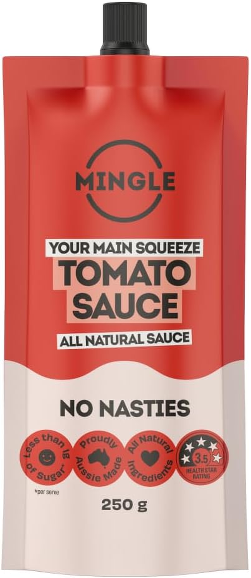 Mingle Seasoning No Nasties Tomato Sauce image number 1