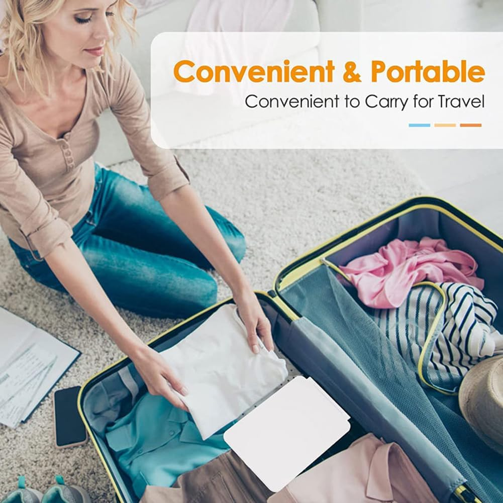 Mumoo Bear Rechargeable Travel Makeup Vanity Mirror with 72 Led Lights, Portable Lighted Makeup Beauty Mirror, 3 Color Lighting, Dimmable Touch Screen, Tabletop LED Folding Cosmetic Mirror with Lights image number 6