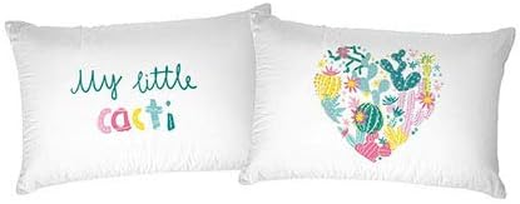 Italian Bed Linen Pair of Pillowcases Digital Printed Printed 52 X 82 Cm