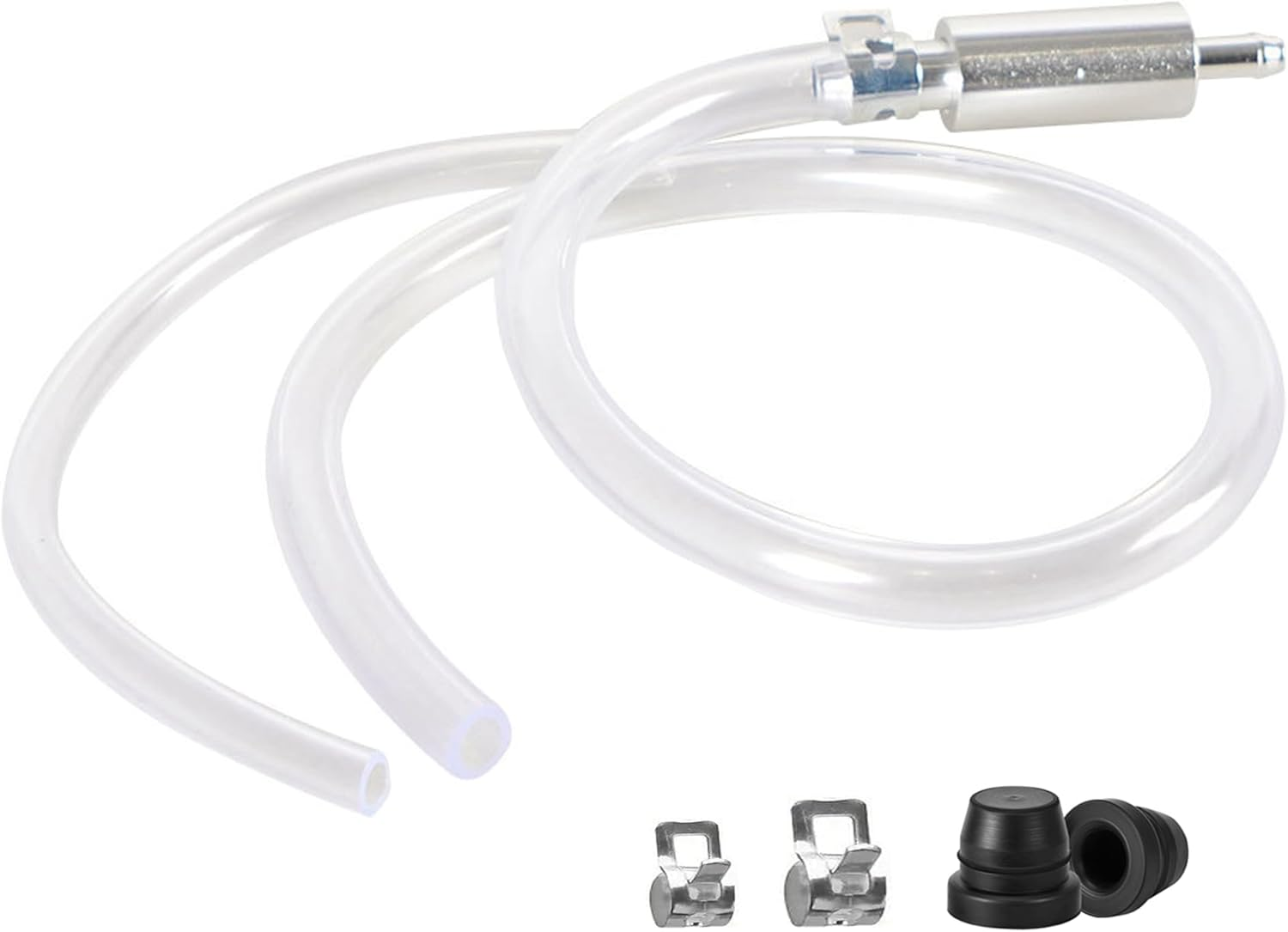 Bestek Brake Bleeding Kit,Motorcycle Brake Bleeder Hose,Aluminum Body One Way Check Valve Tube Bleeding Tool for Car Motorcycle Clutch