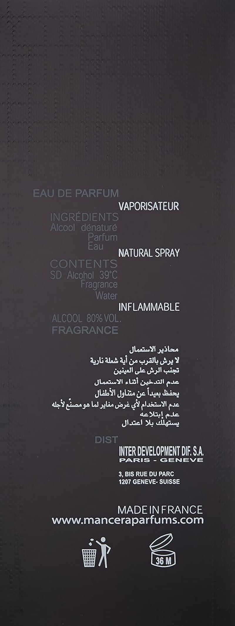 Mancera Aoud Violet Eau De Parfum Spray for Women 120 Ml image number 5