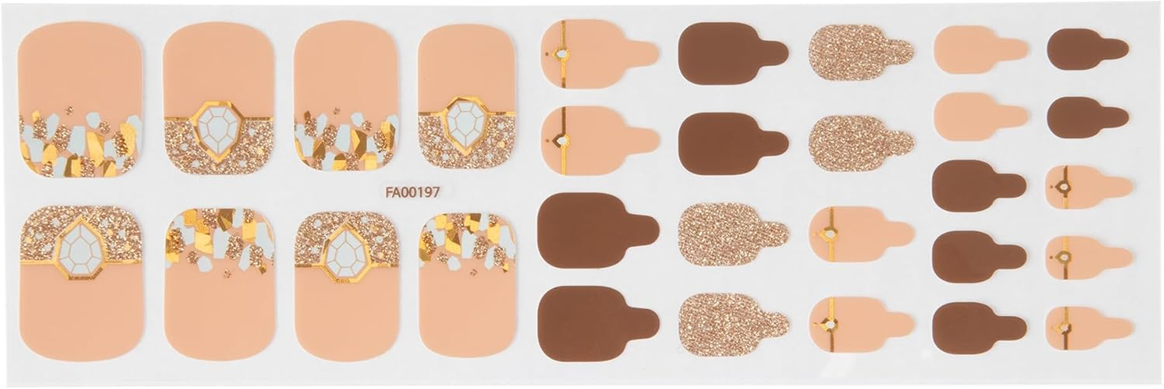 ZINIPIN FA00197 Pearl Milk Tea Foot Nail Seal image number 2