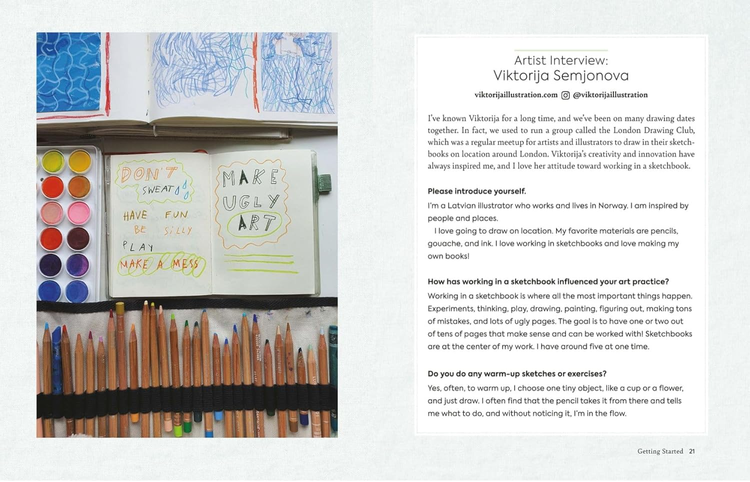 Keeping a Creative Sketchbook: Build Your Artistic Practice for a Joyfully Inspired Life