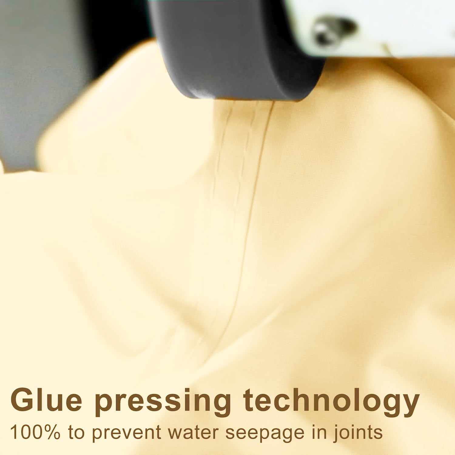 Waterproof Sun Shade Sail 4 X 5M Rectangle 95% UV Block Sunshade with Hardware Kit for Backyard Yard Deck Patio Lawn Garden Outdoor Activities and Facility, Pergola Canopy Awning Shelter (Beige) image number 5